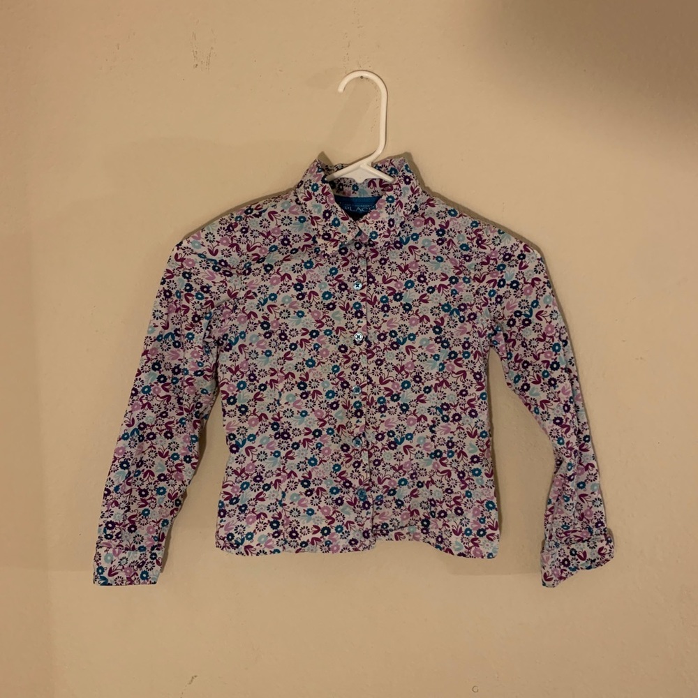 Children’s Place girls button up long sleeve